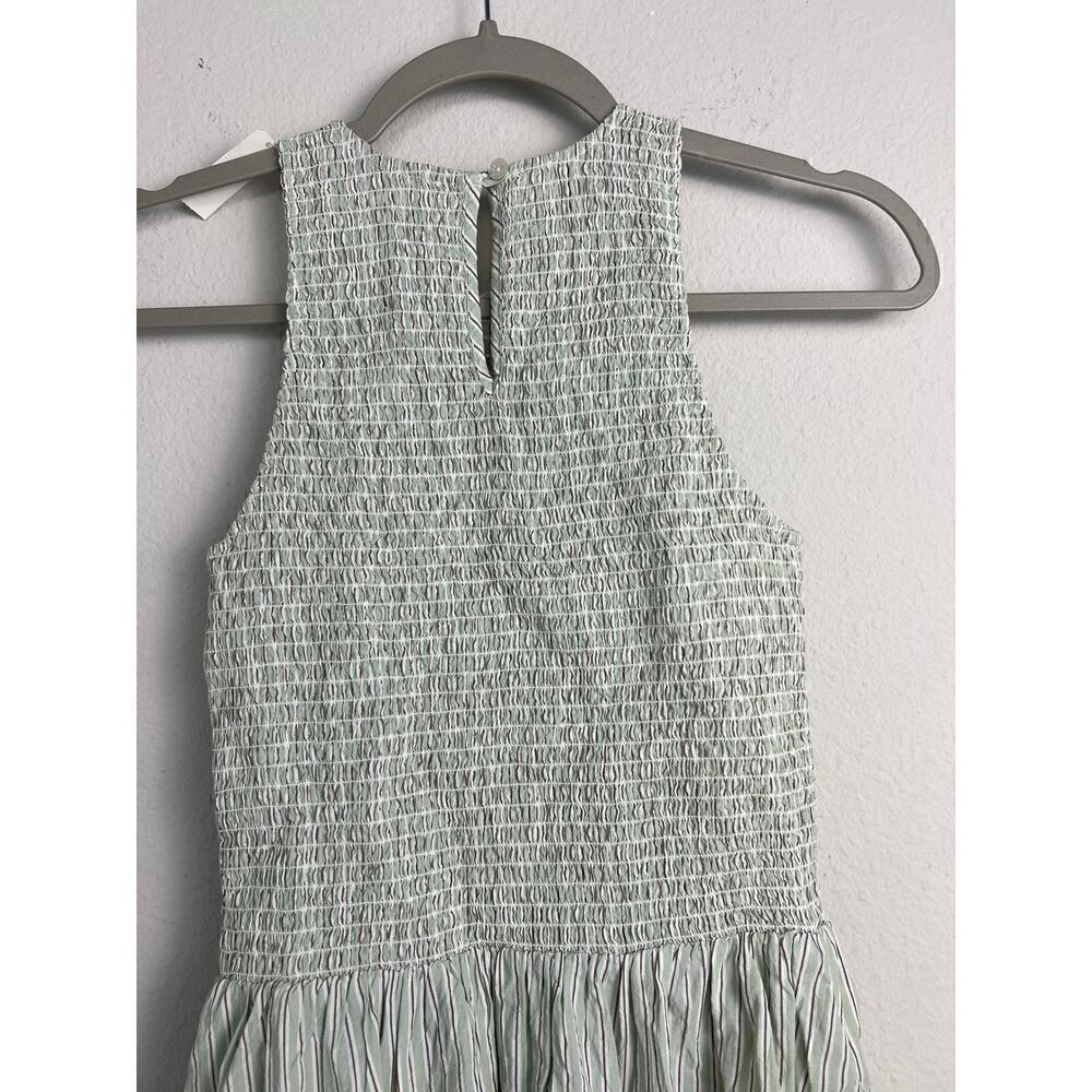 Madewell Women’s Melody Smocked Midi Dress Pistachio XXS - Picture 6 of 12
